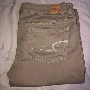 American Eagle Tan Jeans